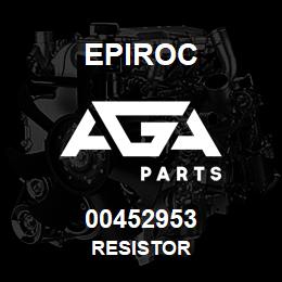 00452953 Epiroc RESISTOR | AGA Parts