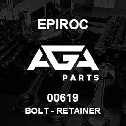 00619 Epiroc BOLT - RETAINER | AGA Parts