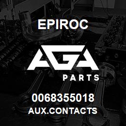 0068355018 Epiroc AUX.CONTACTS | AGA Parts