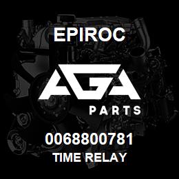 0068800781 Epiroc TIME RELAY | AGA Parts