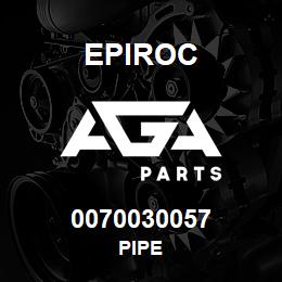 0070030057 Epiroc PIPE | AGA Parts