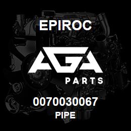 0070030067 Epiroc PIPE | AGA Parts