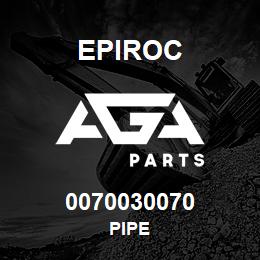 0070030070 Epiroc PIPE | AGA Parts