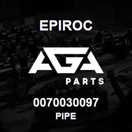 0070030097 Epiroc PIPE | AGA Parts