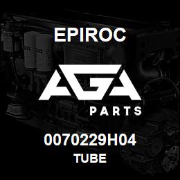 0070229H04 Epiroc TUBE | AGA Parts