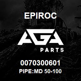 0070300601 Epiroc PIPE:MD 50-100 | AGA Parts