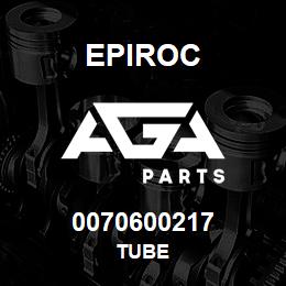 0070600217 Epiroc TUBE | AGA Parts