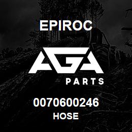 0070600246 Epiroc HOSE | AGA Parts