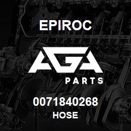 0071840268 Epiroc HOSE | AGA Parts