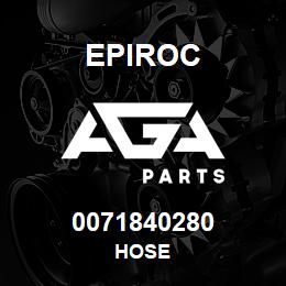 0071840280 Epiroc HOSE | AGA Parts