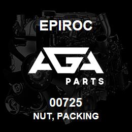 00725 Epiroc NUT, PACKING | AGA Parts