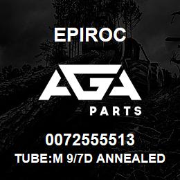 0072555513 Epiroc TUBE:M 9/7D ANNEALED, PHOS. C | AGA Parts