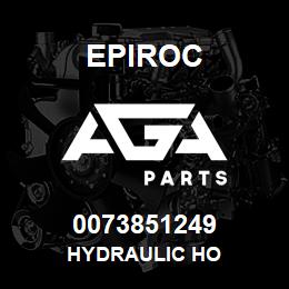 0073851249 Epiroc HYDRAULIC HO | AGA Parts