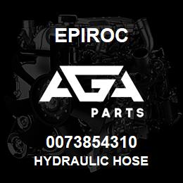 0073854310 Epiroc HYDRAULIC HOSE | AGA Parts