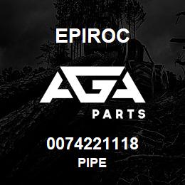 0074221118 Epiroc PIPE | AGA Parts