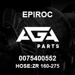 0075400552 Epiroc HOSE:ZR 160-275 | AGA Parts