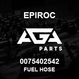 0075402542 Epiroc FUEL HOSE | AGA Parts