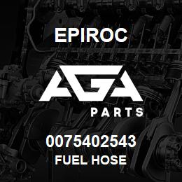 0075402543 Epiroc FUEL HOSE | AGA Parts