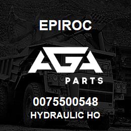 0075500548 Epiroc HYDRAULIC HO | AGA Parts