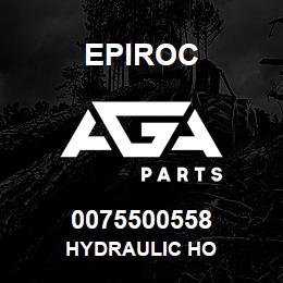 0075500558 Epiroc HYDRAULIC HO | AGA Parts