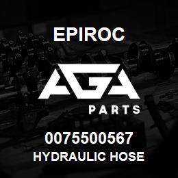 0075500567 Epiroc HYDRAULIC HOSE | AGA Parts