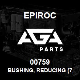 00759 Epiroc BUSHING, REDUCING (7/8-24 TO 3 | AGA Parts