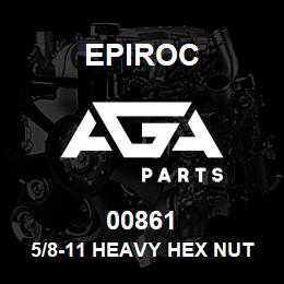 00861 Epiroc 5/8-11 HEAVY HEX NUT | AGA Parts