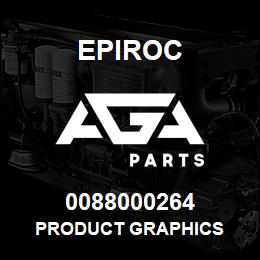 0088000264 Epiroc PRODUCT GRAPHICS | AGA Parts