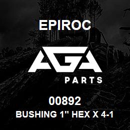 00892 Epiroc BUSHING 1" HEX X 4-1/4" | AGA Parts