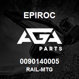 0090140005 Epiroc RAIL-MTG | AGA Parts