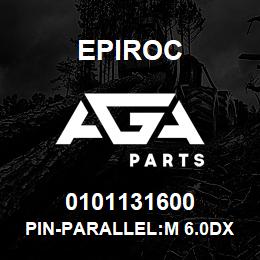 0101131600 Epiroc PIN-PARALLEL:M 6.0DX 16L, H6 TO | AGA Parts