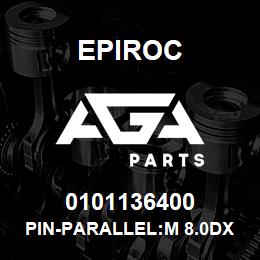 0101136400 Epiroc PIN-PARALLEL:M 8.0DX 30L, H6 TO | AGA Parts