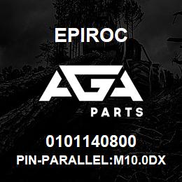 0101140800 Epiroc PIN-PARALLEL:M10.0DX 25L, H6 TO | AGA Parts