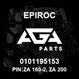 0101195153 Epiroc PIN:ZA 160-2, ZA 200-500 | AGA Parts