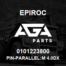 0101223800 Epiroc PIN-PARALLEL:M 4.0DX 10L, M6 TO | AGA Parts