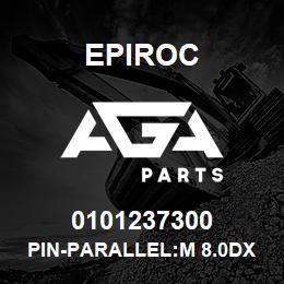 0101237300 Epiroc PIN-PARALLEL:M 8.0DX 50L, M6 TO | AGA Parts