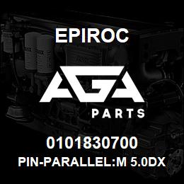 0101830700 Epiroc PIN-PARALLEL:M 5.0DX 85L, H11 T | AGA Parts