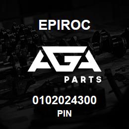 0102024300 Epiroc PIN | AGA Parts