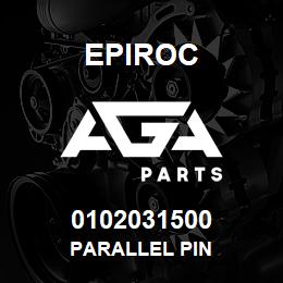 0102031500 Epiroc PARALLEL PIN | AGA Parts