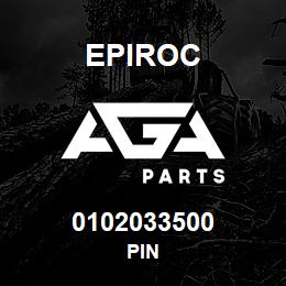 0102033500 Epiroc PIN | AGA Parts