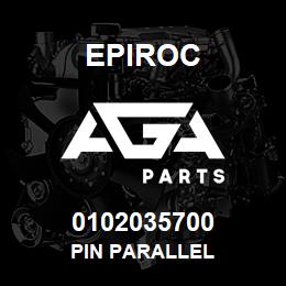 0102035700 Epiroc PIN PARALLEL | AGA Parts