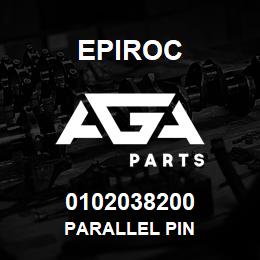 0102038200 Epiroc PARALLEL PIN | AGA Parts