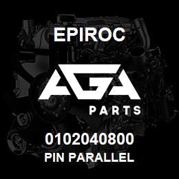 0102040800 Epiroc PIN PARALLEL | AGA Parts