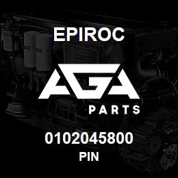 0102045800 Epiroc PIN | AGA Parts