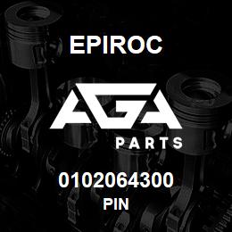 0102064300 Epiroc PIN | AGA Parts