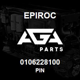 0106228100 Epiroc PIN | AGA Parts