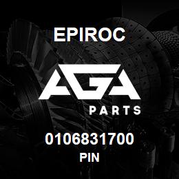 0106831700 Epiroc PIN | AGA Parts