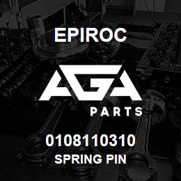 0108110310 Epiroc SPRING PIN | AGA Parts