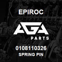 0108110326 Epiroc SPRING PIN | AGA Parts