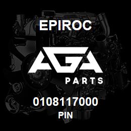 0108117000 Epiroc PIN | AGA Parts